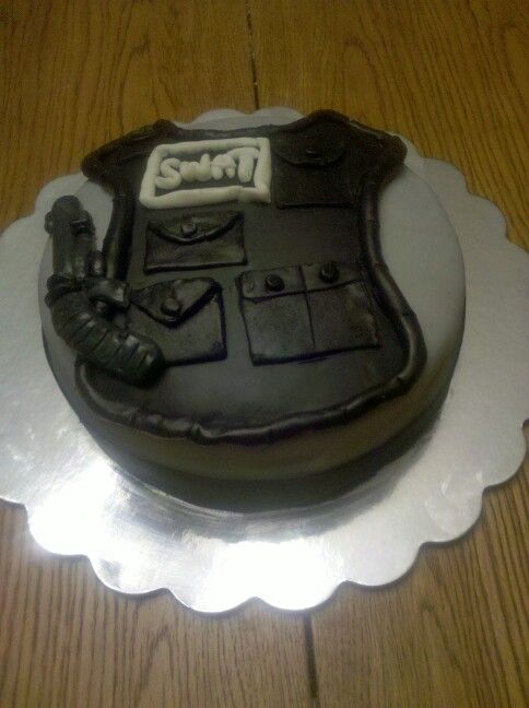 SWAT-team Birthday Cake