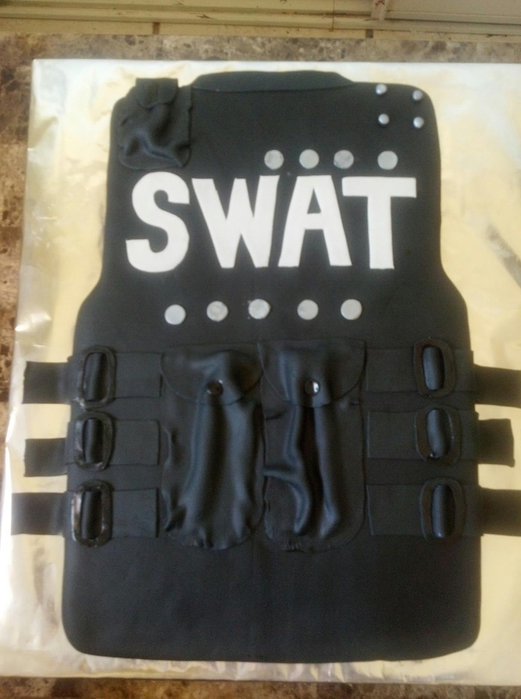 Swat Themed Birthday Cake