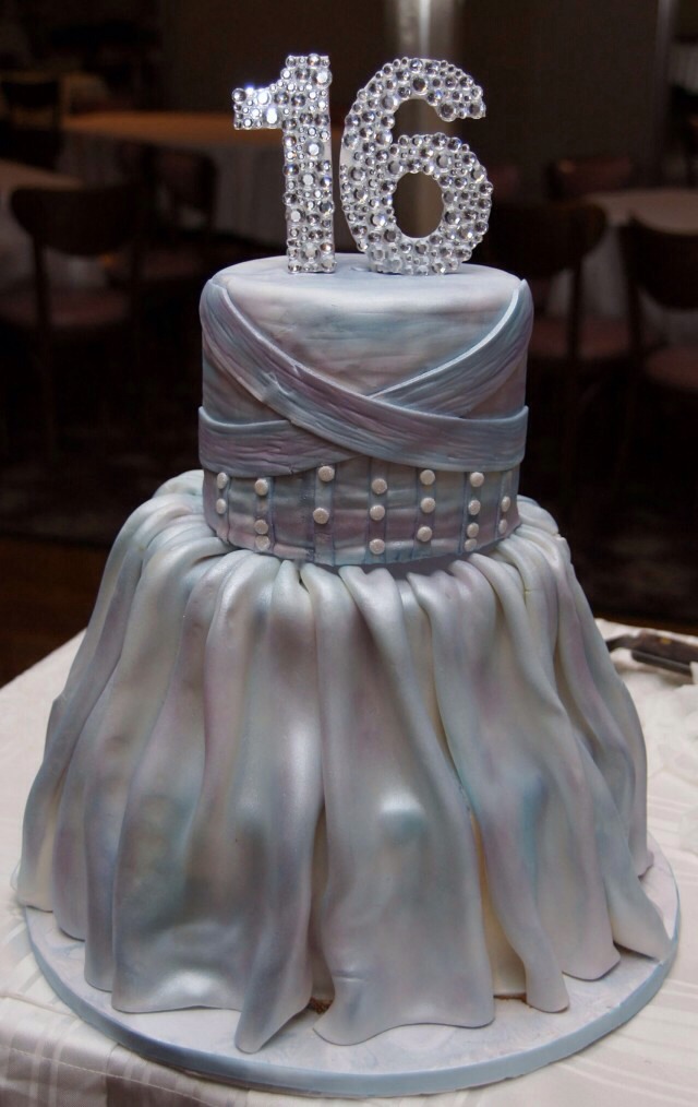 Sweet 16 Dress Cake