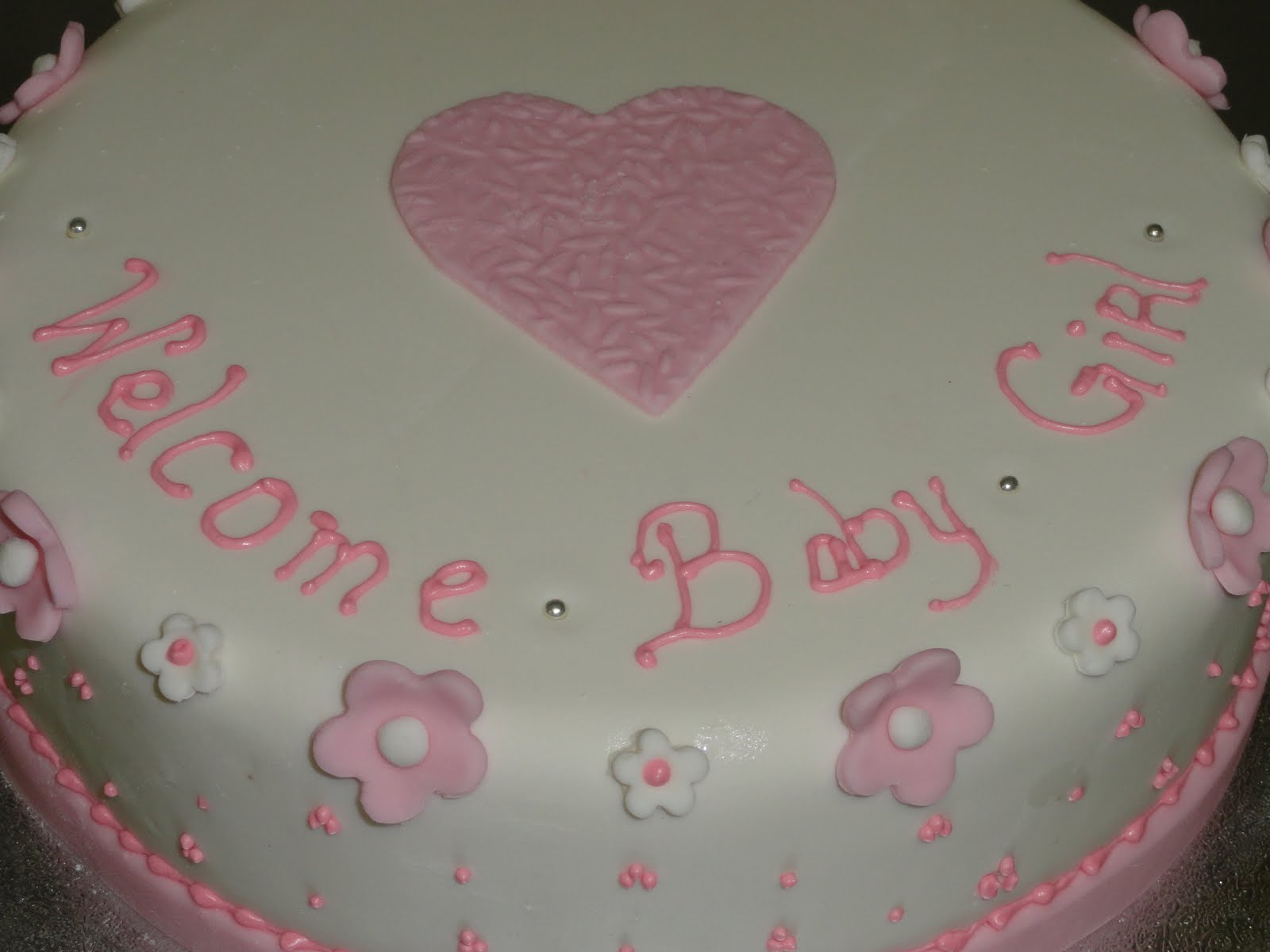 Welcome Baby Girl Cake