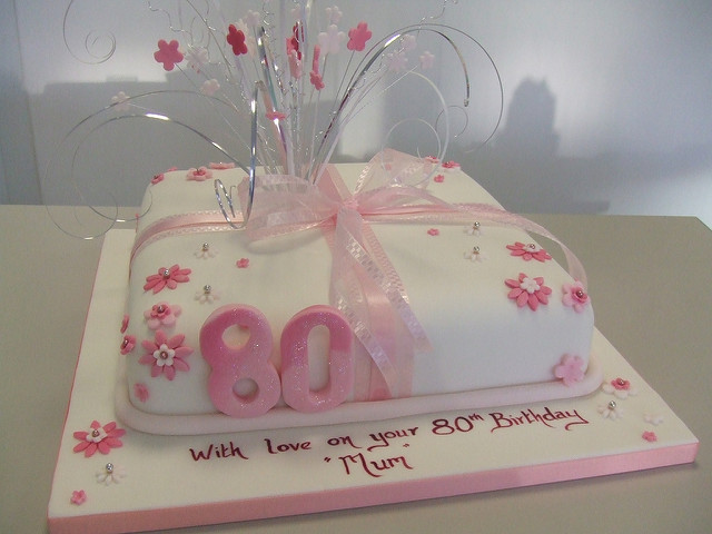 80th Birthday Cake Ideas for Women