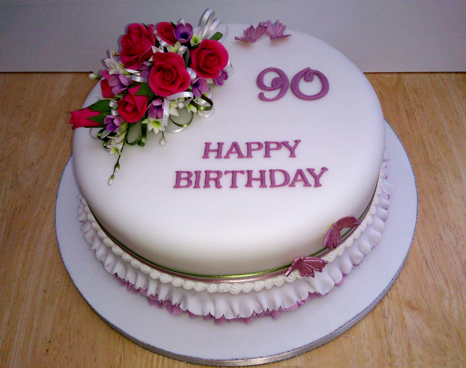 90th Birthday Cake