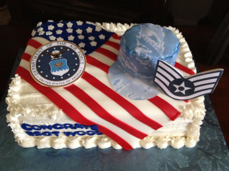 Air Force Retirement Cake Ideas