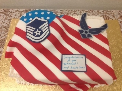 Air Force Retirement Cake