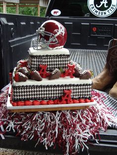 Alabama Football Birthday Cake