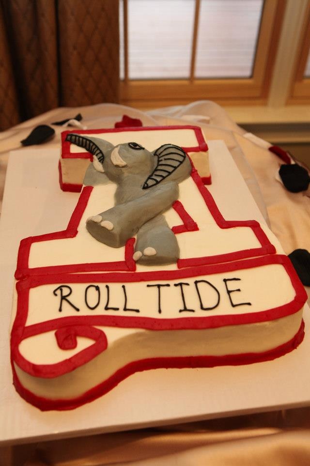 Alabama Football Grooms Cake