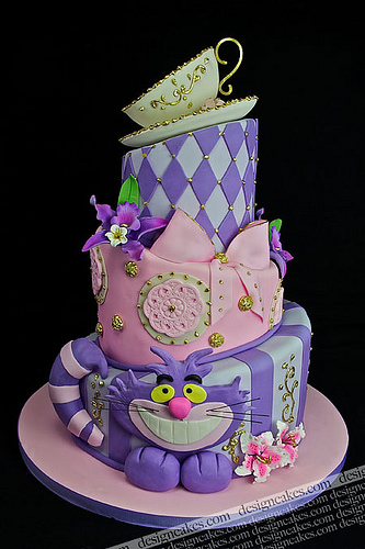 Alice in Wonderland Tea Party Cake