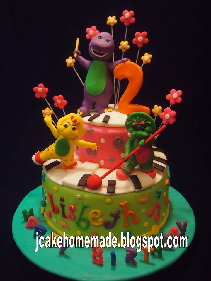 Barney and Friends Birthday Cake