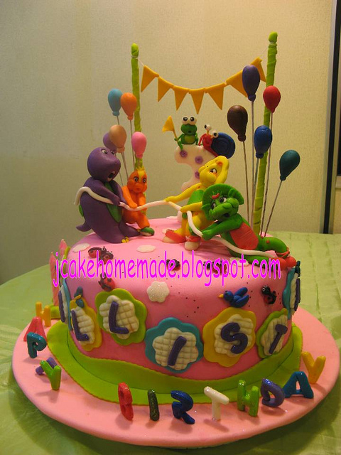 Barney Birthday Cake