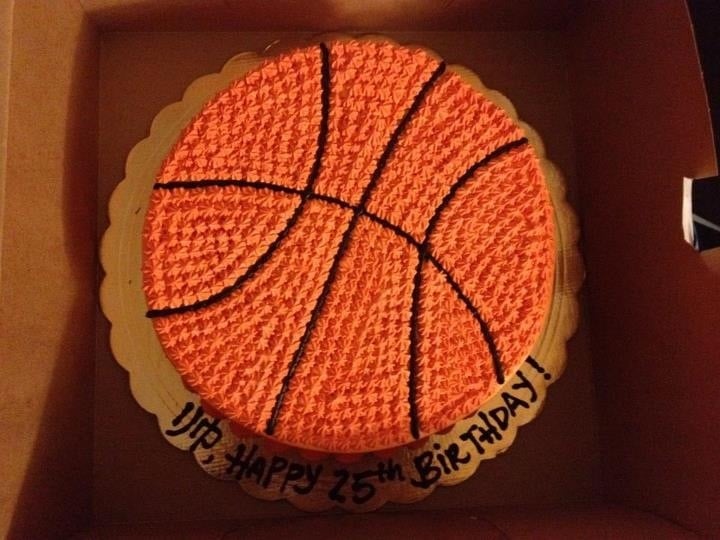 8 Photos of Basketball Shaped Birthday Cakes