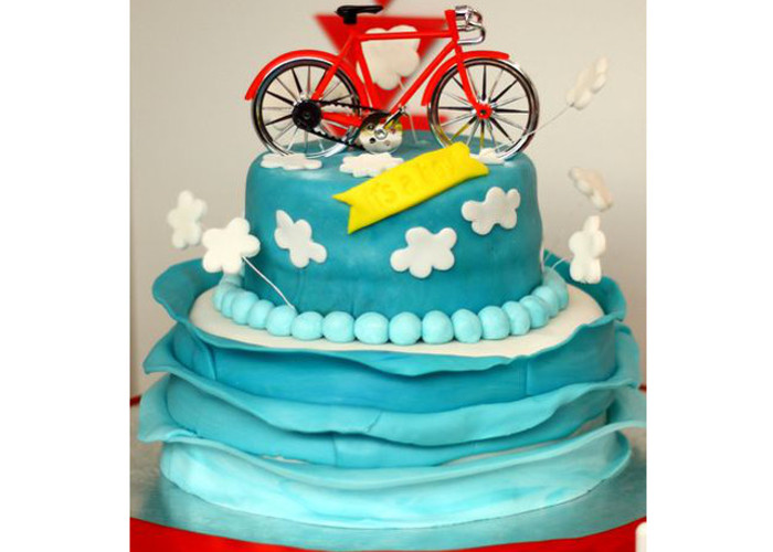 Bicycle Themed Cake