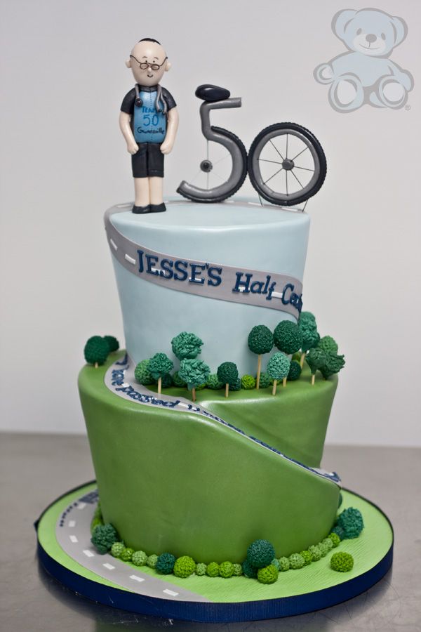 Bike Themed Birthday Cake