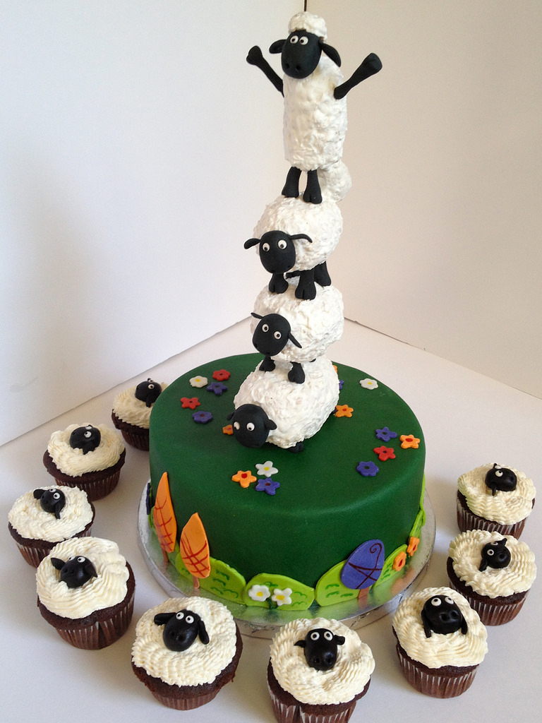 Birthday Cake Shaun Sheep