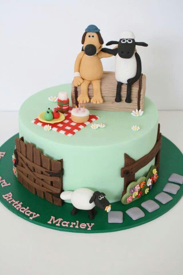 Birthday Cake Shaun Sheep