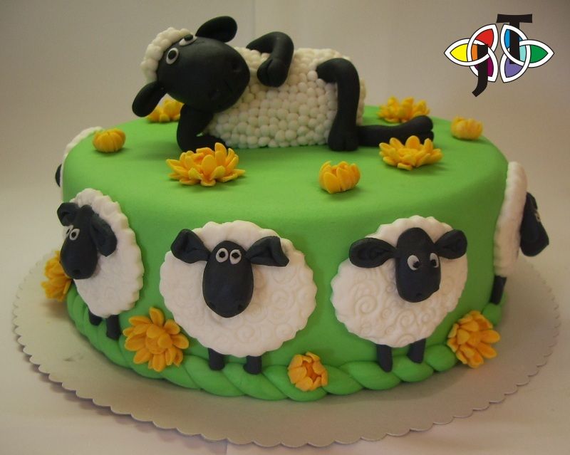 Birthday Cake Shaun Sheep