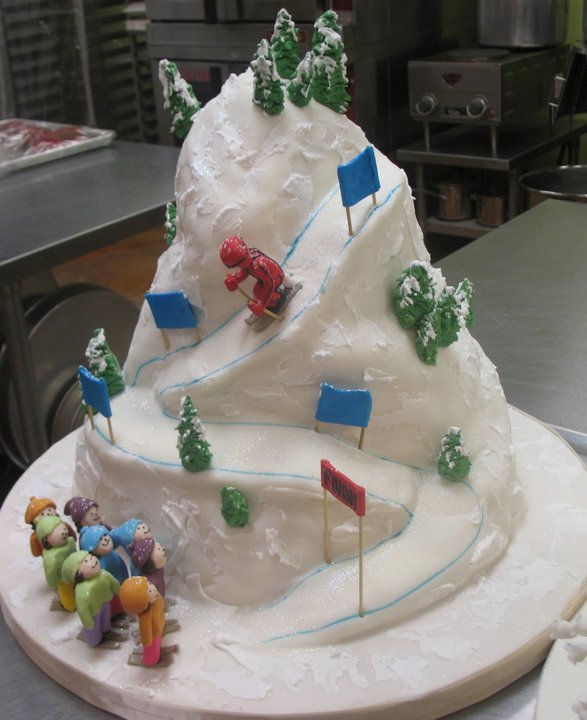 Birthday Cake Ski Mountain