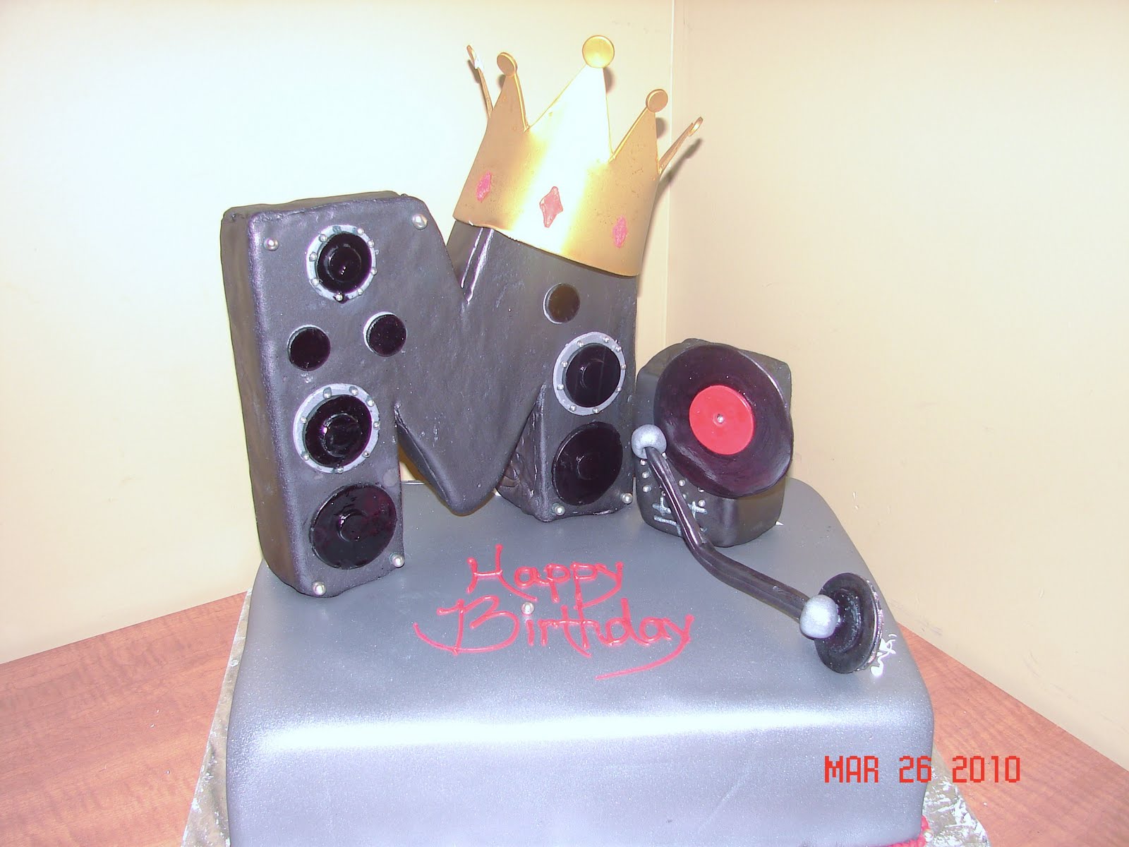 Black and Gold Birthday Cake Designs