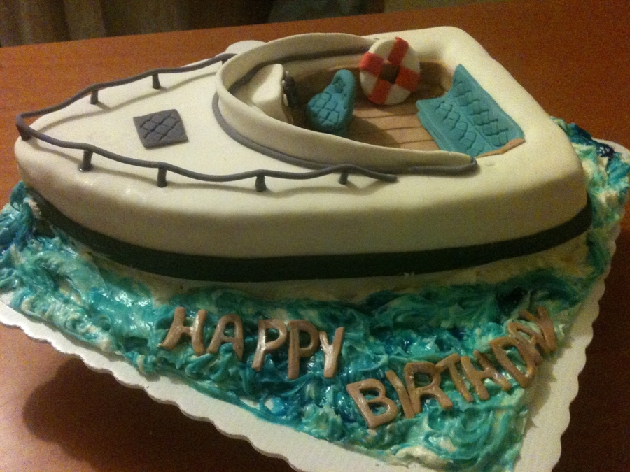 Boat Birthday Cake