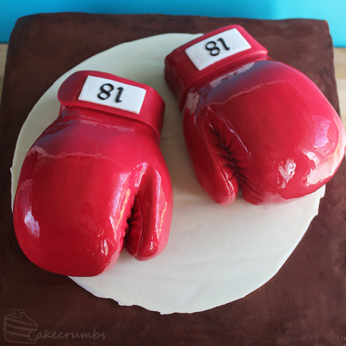 Boxing Glove Birthday Cake