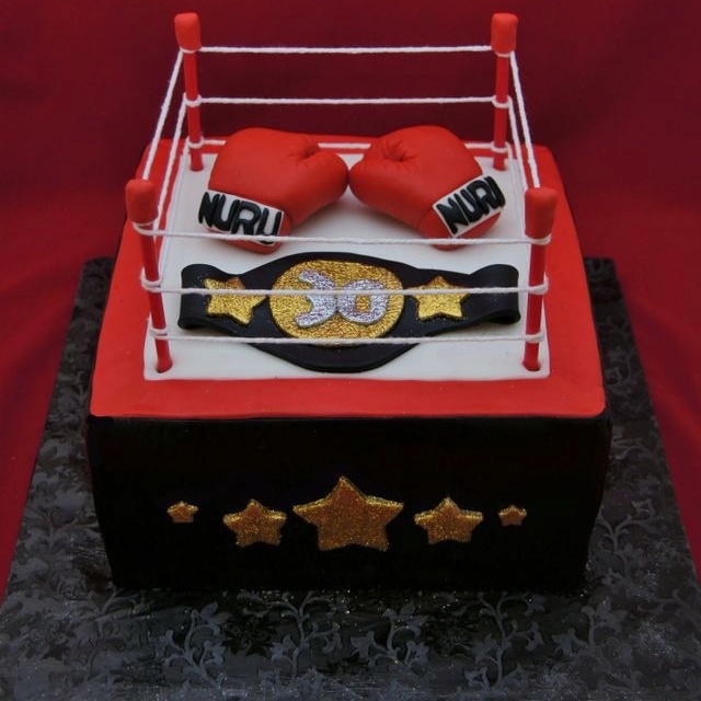 Boxing Ring Birthday Cake