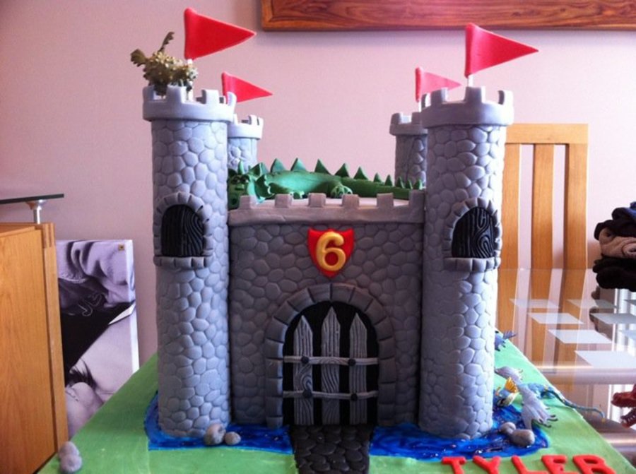 Boy Castle Cake