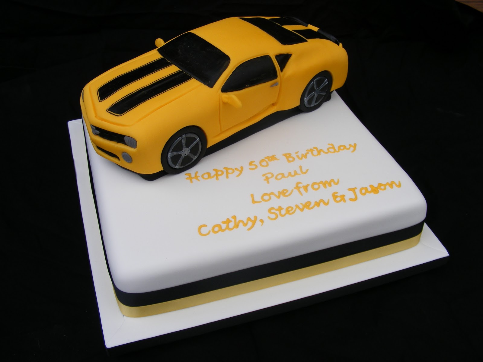 7 Photos of Transformers Bumblebee Car Birthday Cakes