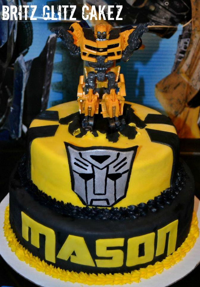 Bumblebee Transformer Cake Ideas