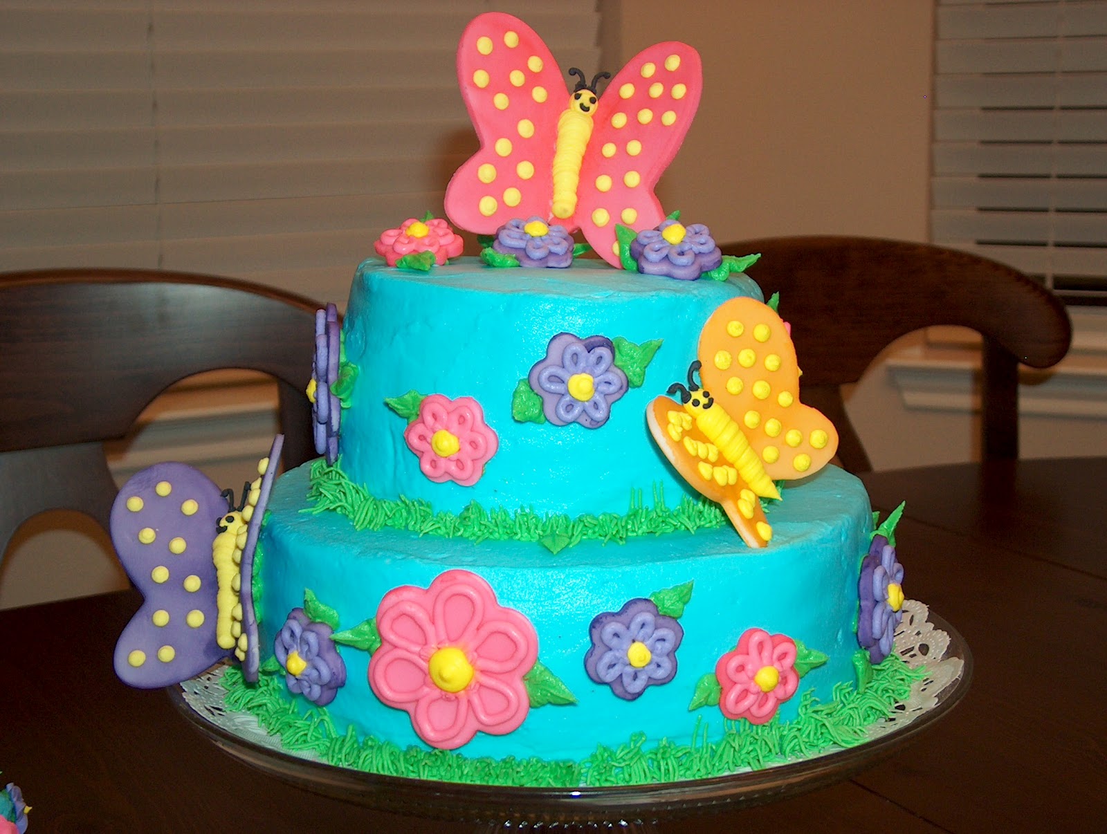 11 Photos of Bday Butterflies On Cakes