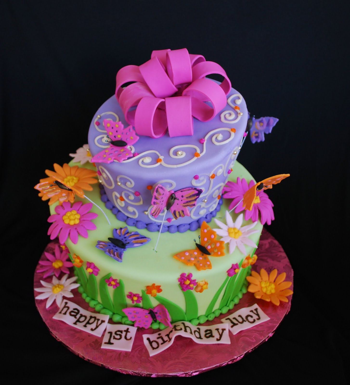 Butterfly Birthday Cake