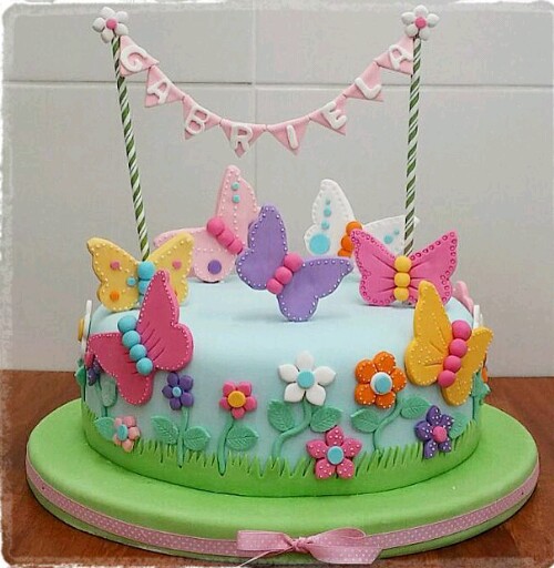 Butterfly Birthday Cakes for Girls