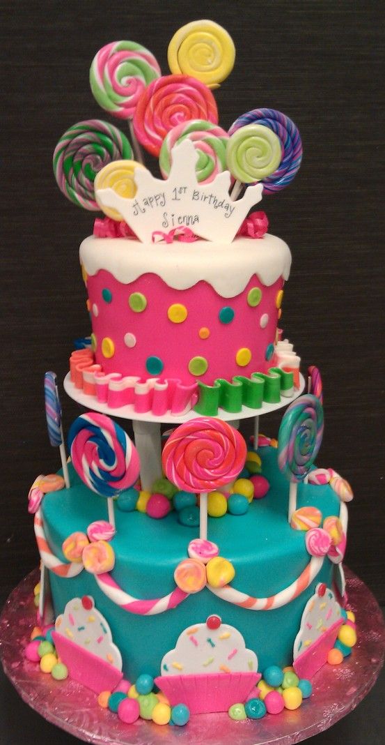 Candyland Birthday Cake Idea