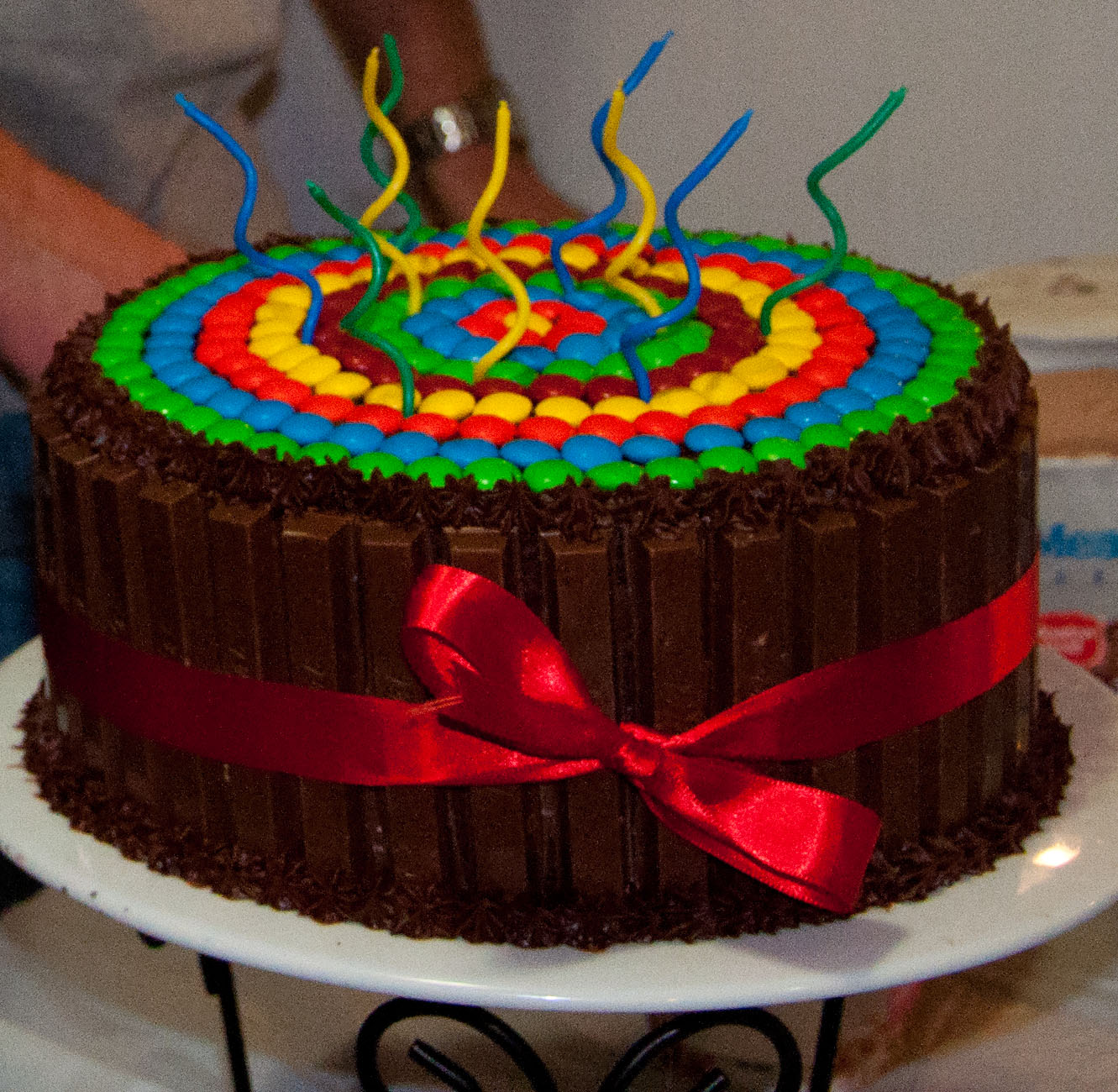 Chocolate Candy Birthday Cake