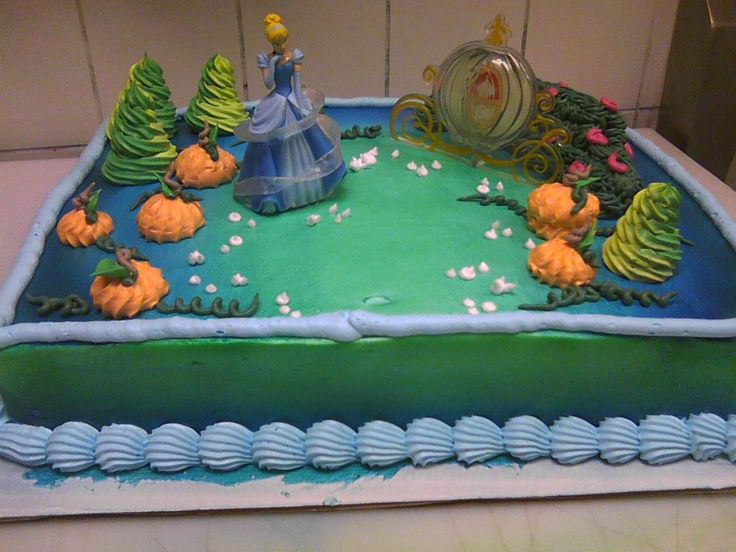 Cinderella Sheet Birthday Cakes