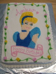 Cinderella Sheet Cake