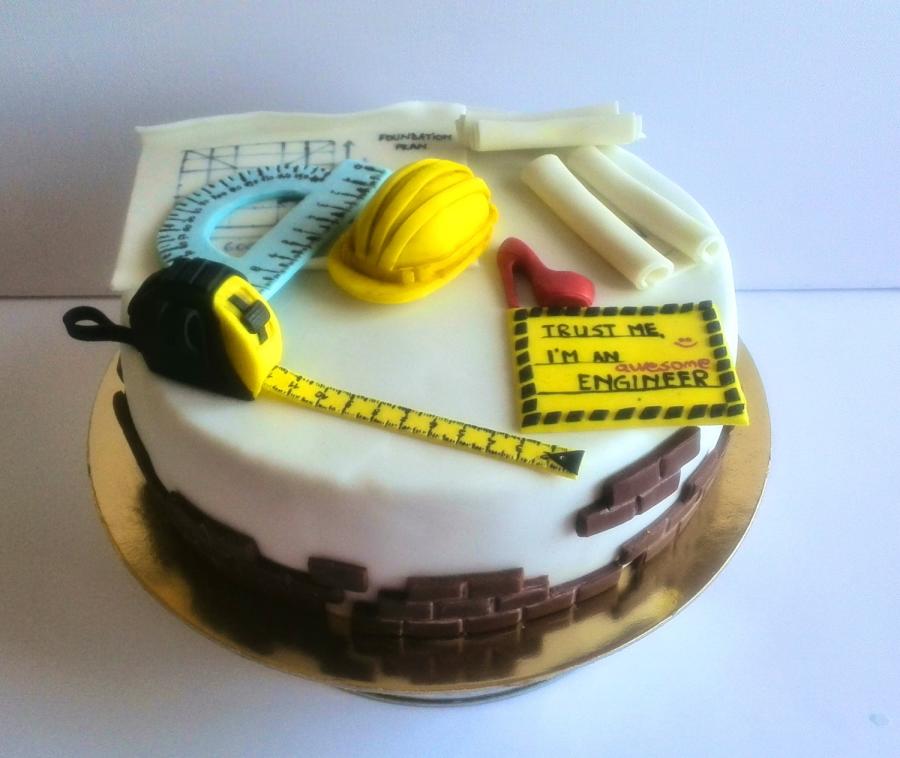 Civil Engineer Birthday Cake