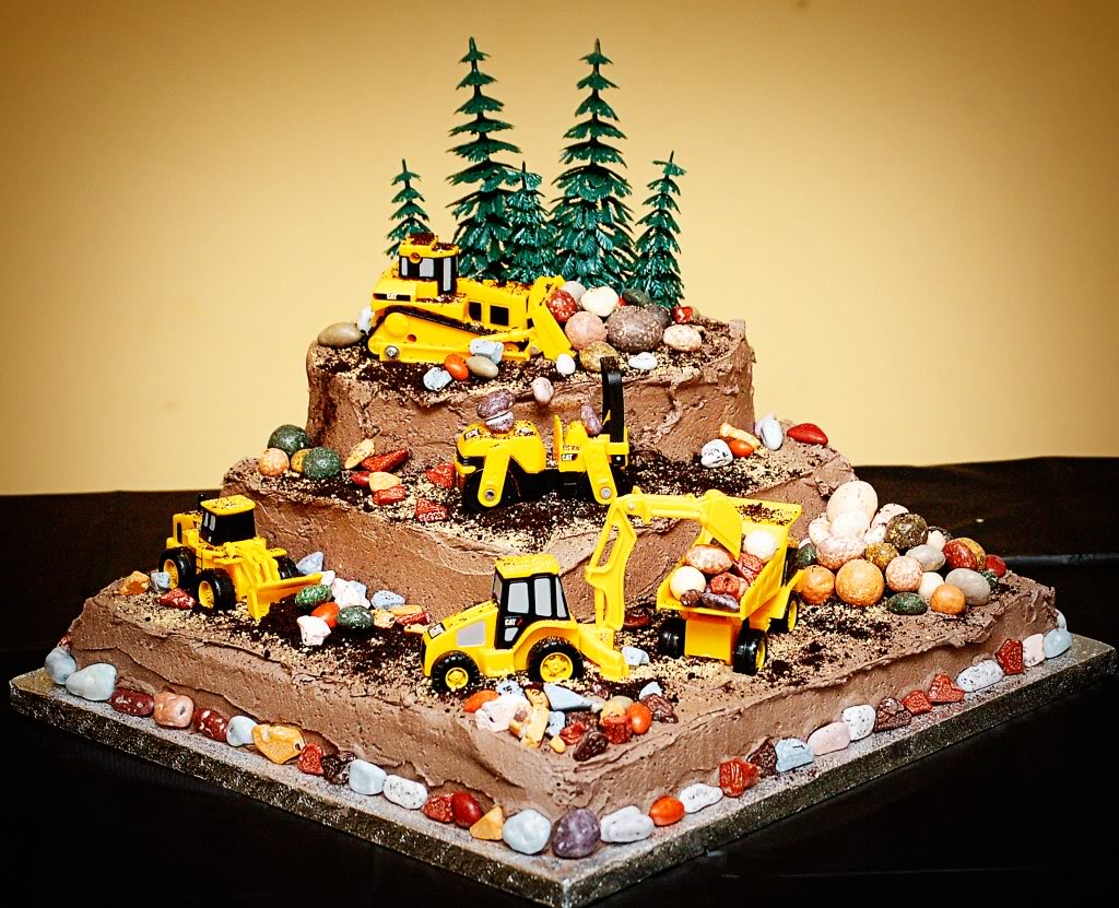 12 Photos of Construction Birthday Cakes For Little Boys