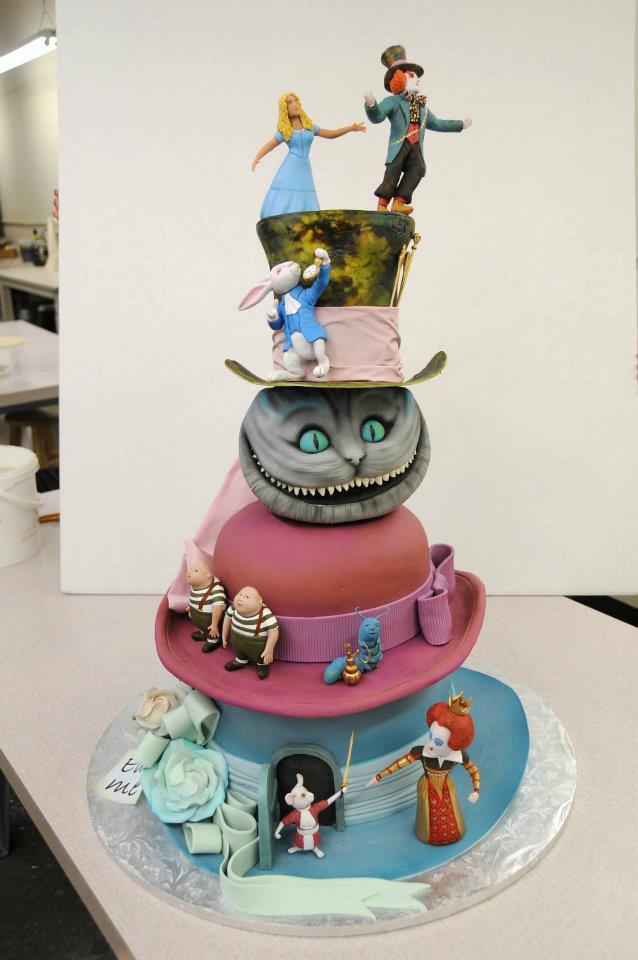 Cool Alice in Wonderland Cake