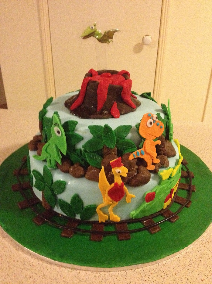 Dinosaur Birthday Cake