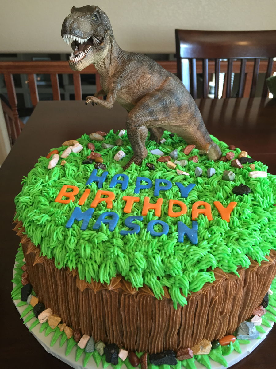 Dinosaur Birthday Cake