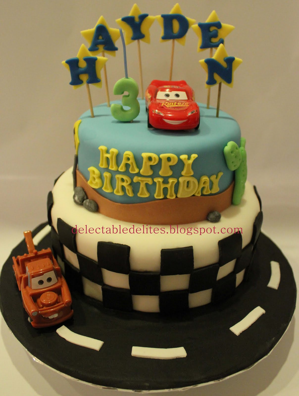 Disney Cars Theme Cake