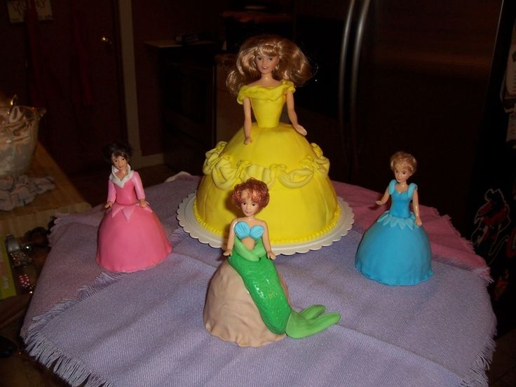 Disney Princess Doll Cake