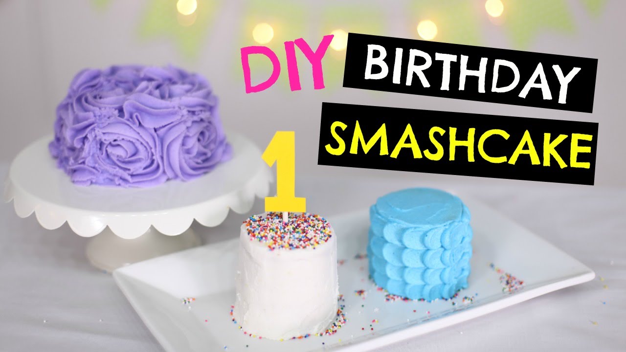 DIY 1st Birthday Smash Cake