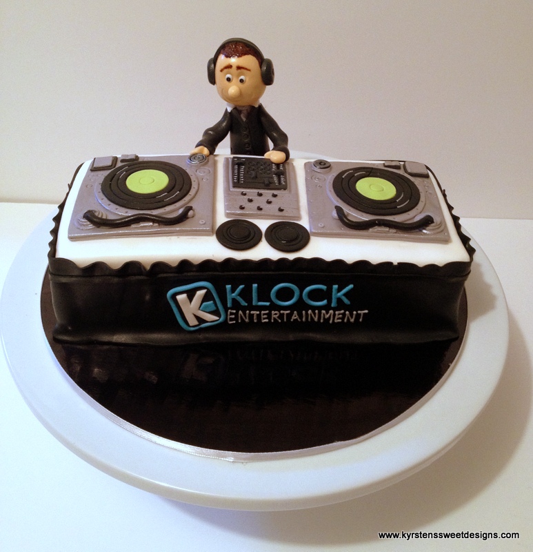 DJ Birthday Cake Designs