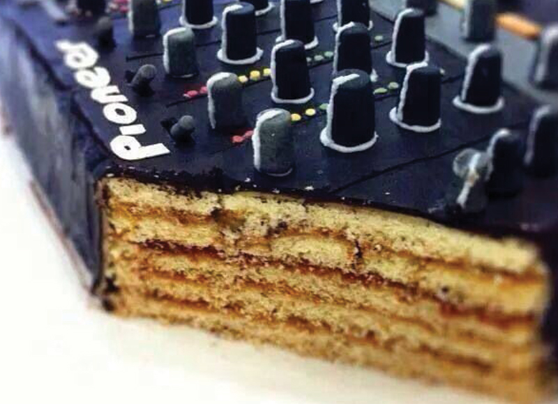 DJ Birthday Cake