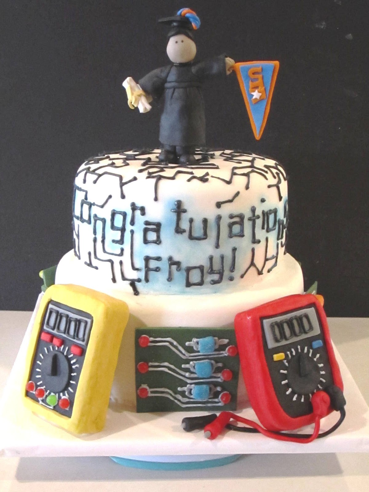 Electrical Engineer Graduation Cake