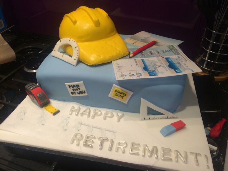 Engineer Retirement Cake