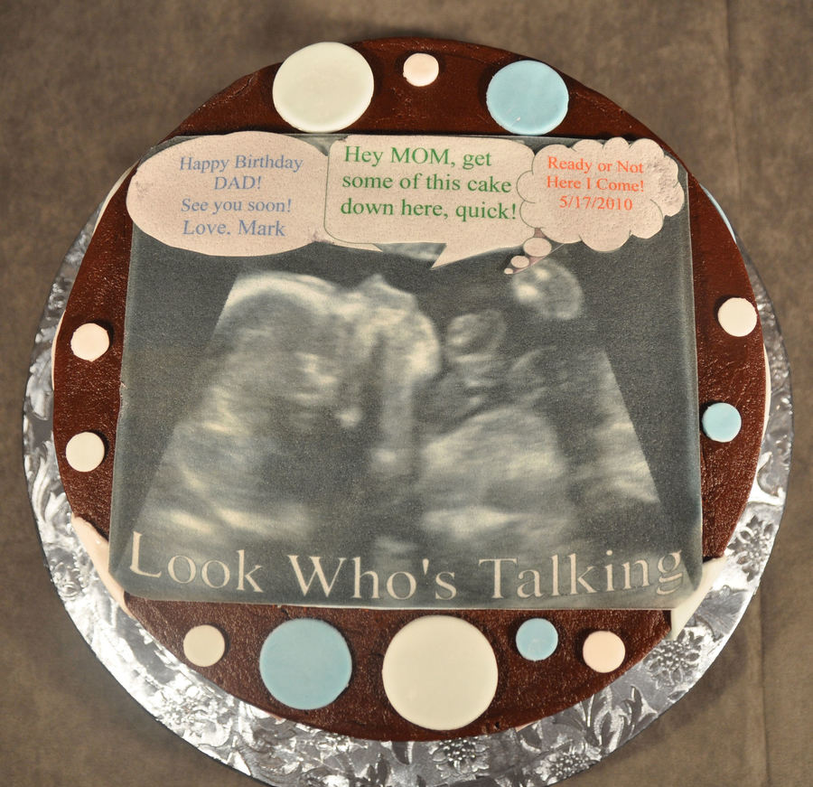 Expectant Father Birthday Cake