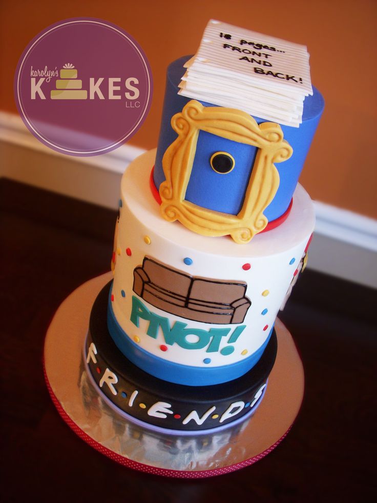 Friends TV Show Cake