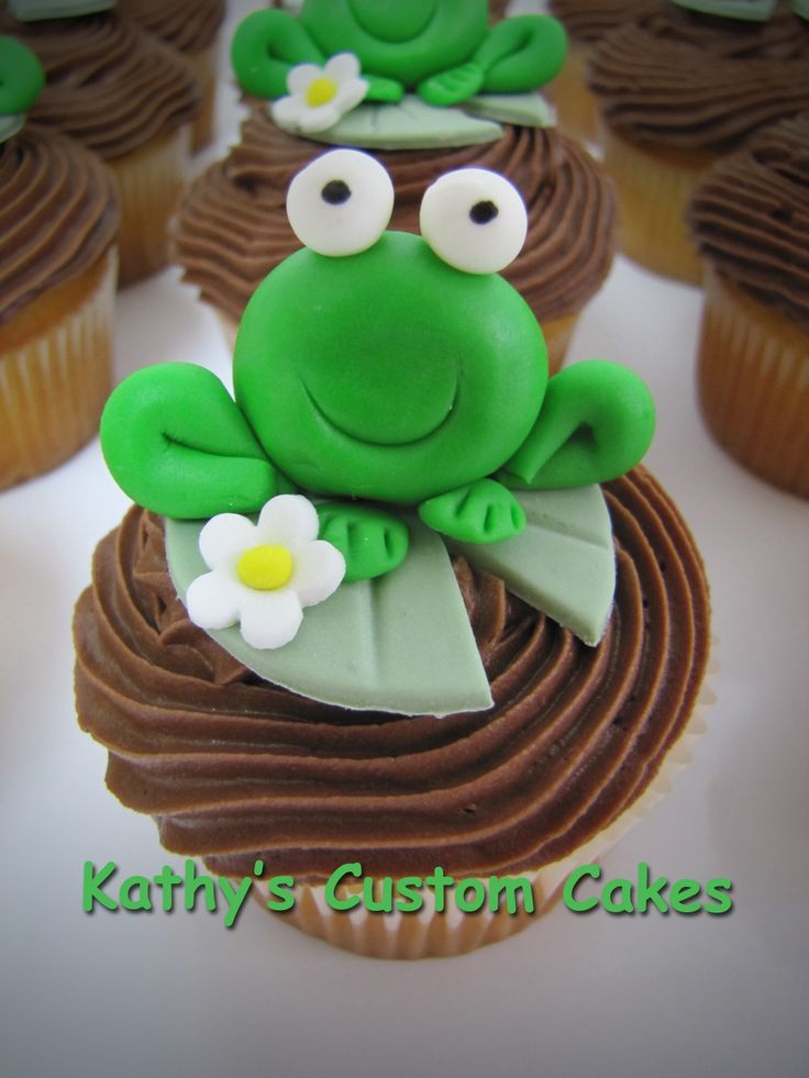 Frog Cupcakes