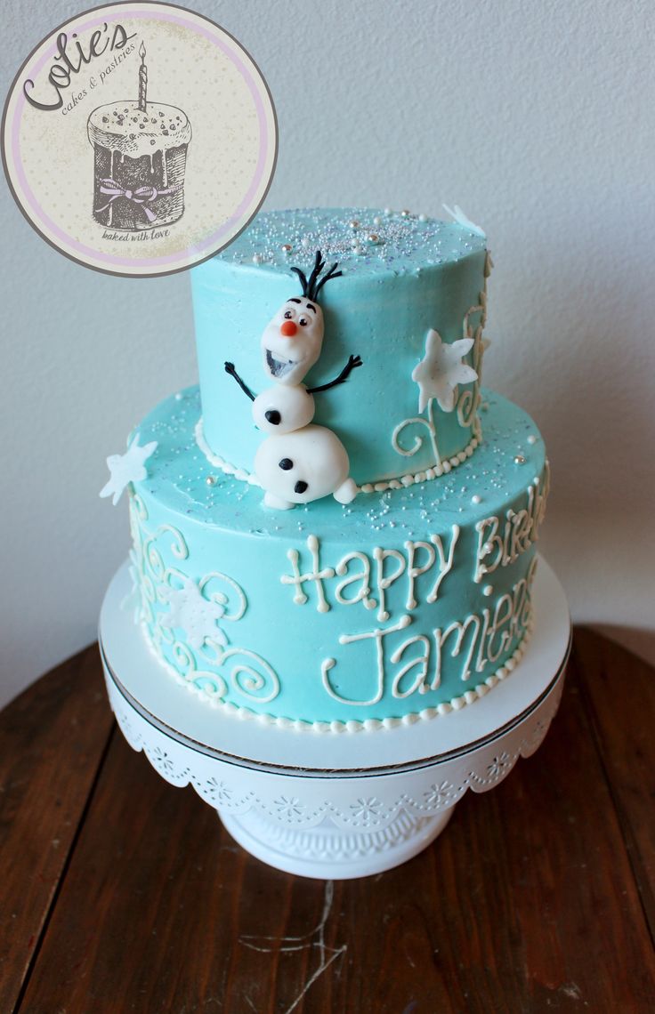 Frozen Birthday Cake